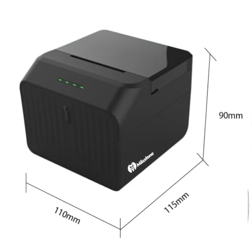 Image of P58D 58mm (2 Inch) USB + Bluetooth Android POS Receipt Bill Printer for Small Business, Restaurant Swiggy, Zomato KOT, Shopping Mall, Mini Market - (P58D)