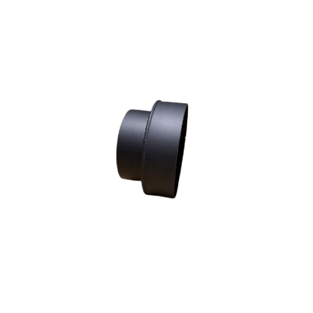 Nana If Black Reducer Cold Rolled Steel 150Mm To 120Mm Stove Flue Chimney Matte