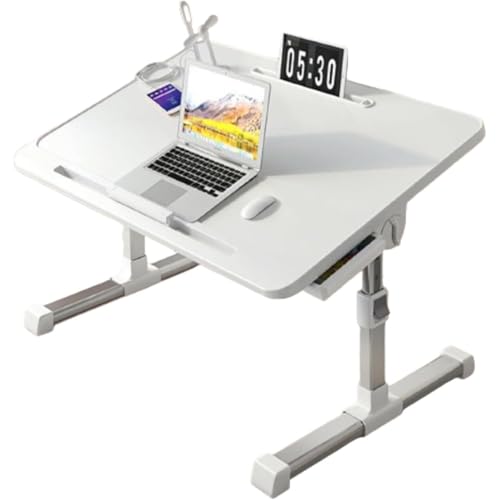 Kwueiit パソコンデスク 昇降式ゲーミングデスク高さ調節 オフィス ゲームデスク ホワイト スタンディングデスク手動昇降勉強机省スペース 在宅勤務 オフィスデスク スリムデスク 多機能 大容量 (ホワイト)