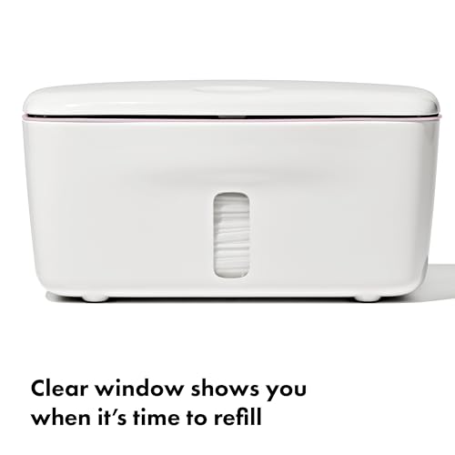 Image of OXO Tot Perfect Pull Wipes Dispenser, Baby Wipe Holder - Blossom