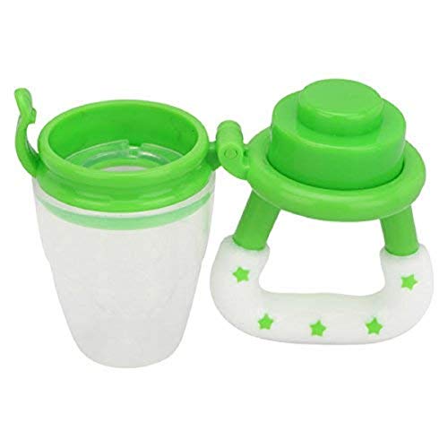 Image of Baby Feeding Set All in One 1- Baby Food Fruit Nibbler 1- Baby Food Feeder 1- Baby Heat Sensor Feeding Spoon (Multicolor27)