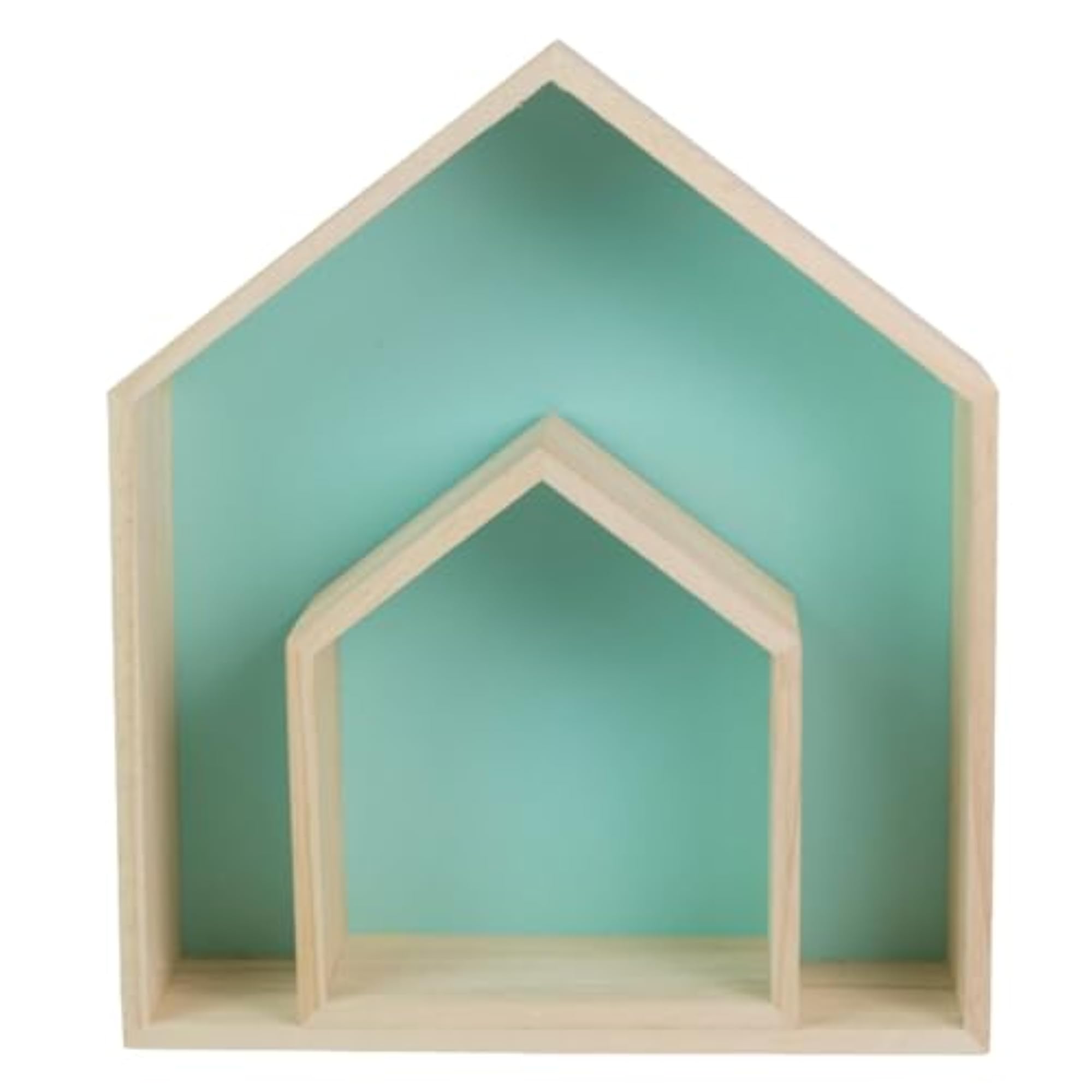 Wall Storage Shelves House Shaped, Home Decoration