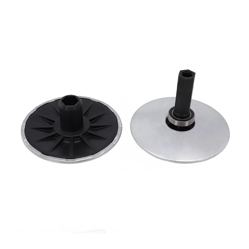 1 Juego de polea, variador secundario de Metal de Dos etapas, Negro for D105 E100 X105 X106 MIA12482, Accesorios for cortacésped