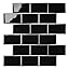 Black With Silver Grout