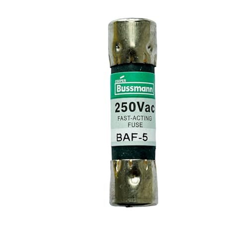 New BAF-5 BAF-5A 250Vac Fast Acting Fuse, Pack of 10