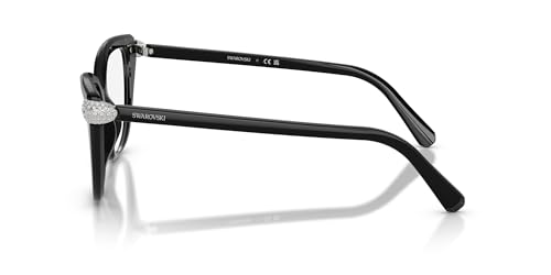 Swarovski SK2045 Prescription Eyewear Frames, Black/Demo Lens, 54 mm by Swarovski - Used condition - Image 3
