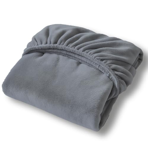 ��̌^ �{�b�N�X�V�[�c �N�C�[�� �~���p�b�h�~�p �}�C�N���t�@�C�o�[ �z�����M �R�ۖh�L �h�_�j �h��? �Y���h�~�S���o���h�t�� �􂦂� �~���p�b�h/�}�b�g���X�v���e�N�^�[���p Winter Fitted Sheet �O���[ 160X200cm