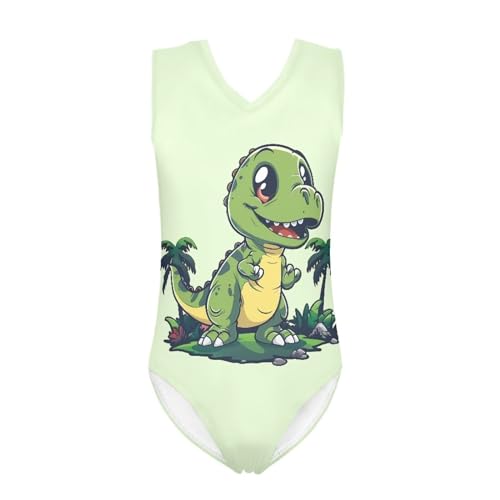 Image of Fashion Print One-Piece Swimsuits for Girls,Soft Stretchy One Piece Bathing Suit Quick Dry Beach Swimwear 5-14 Years