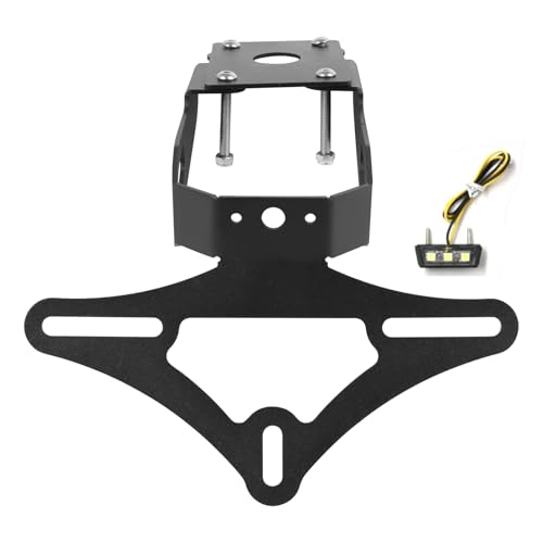 Support plaque immatriculation premium en acier pour Ninja 650 - 5