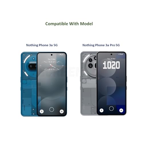 Image of ScreenUp Tempered Glass For Nothing Phone 3a 5G / 3a Pro 5G - Ultra Clear, 9H Scratch Resistant, Full Coverage, Easy Install Screen Protector