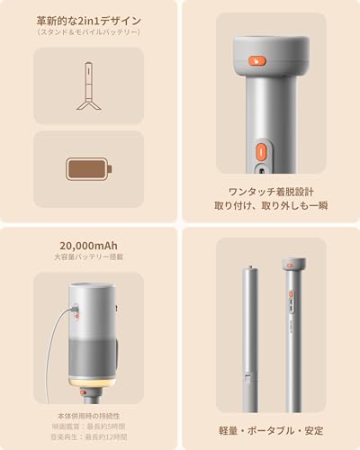 Amazon.co.jp: Aladdin Poca プロジェクターとスタンドのセット : 家電