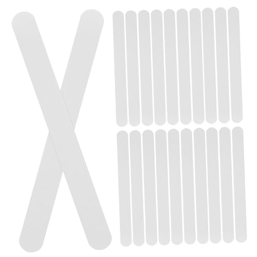 VINTORKY 24pezzi Strisce Antiscivolo Trasparenti per Bagno Adesivi Impermeabili per Vasca e Scale Sicurezza per Ragazzo Ragazza Facile Installazione e Alta Resistenza allo Scivolamento