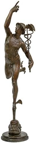 Salvadori Arte, Mercury, Mercurius by Giambologna, Jean de Boulogne, Bronze sculpture. Lost wax casting.