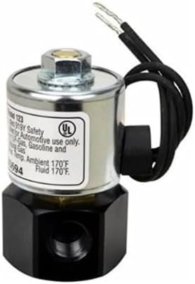 Solenoid Valve Propane 12 Volt 90 Degree fuel Lock Off Valve 1/4 NPT
