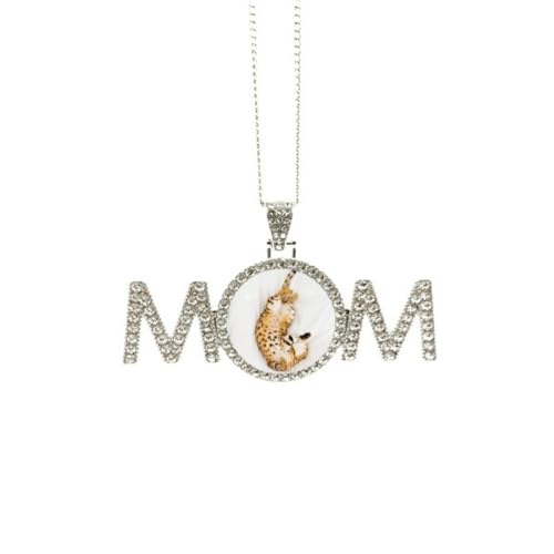 Collier animal ocelot photo de chat bijou anniversaire maman