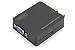 Produktbild DIGITUS VGA zu HDMI Konverter - inkl. Audio-Eingang über 3,5 mm Klinke (Stereo) - Full HD 1080p - Stromzufuhr per USB - schwarz