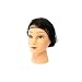 Food Service Hair Nets, Latex Free, Black, 24 Inches, 1000 Pack