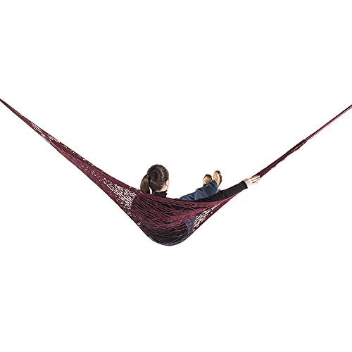 Rede de Dormir e descanso Camping Nylon Impermeável Vinho