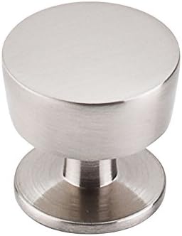 Top Knobs M1122 Nouveau III Collection 1-3/16" Essex Knob, Brushed Satin Nickel