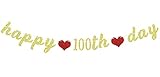 First Holy Communion Happy 100th Day Banner, Baby Shower, 100 Days Party Decorations