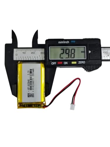 Image of KP Original Battery 3.7V 2000mAH 2PIN Connector Lipo Rechargeable Battery Model KP-603048 | Lithium Polymer Battery for Bluetooth Speaker