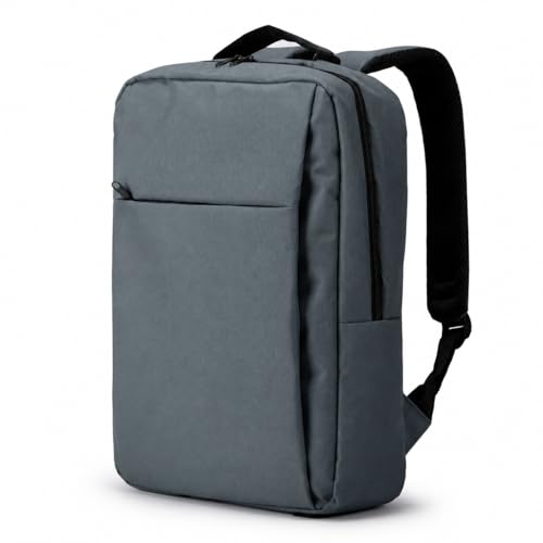 Fyvola Mochila para laptop para mulheres e homens, bolsa para laptop e tablet de 15,6 polegadas com compartimento para computador, Mochila 01 cinza, Mochilas de viagem