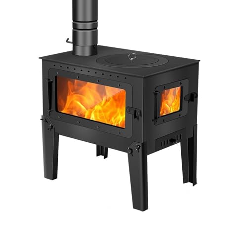 Dual-Window Multi-Fuel Stove