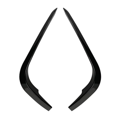 Diffuseur avant pour BMW Série 3 E90 E91 avec finition noir brillant miroir haute précision - 2