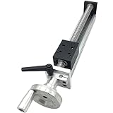 Manual Linear Stage 12 inch 300mm Sliding Table Linear Slide Guide Rail Ballscrew 1605 XY Axis Positioning Table Translation Displacement Station with W/Handwheel Ruler and Base for 3D Printer