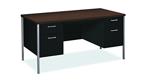 HON 34962MOP Double Pedestal Desk, 60" by 30" by 29-1/2",