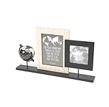 balda portafotos ikea Con su forma sencilla y moderna quedará bien con cualquier tipo de decoración. Ideal para recibidores, salones, dormitorios y demás estancias. Combínalo con los demás modelos de portafotos y consigue una composición única y muy personal. Dimensiones: Alto: 58 cm Alto portafotos individual: 13 cm Largo: 18 cm Ancho: 1 cm