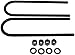 Dorman 929-754 Rear Leaf Spring Axle U-Bolt Kit Compatible with Select Ford Models