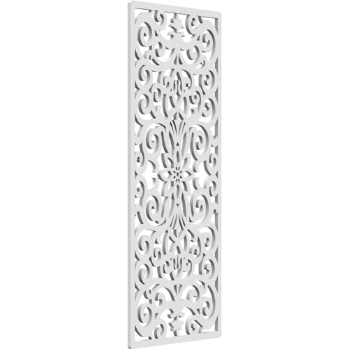 Image of 11 3 /8 inchW x 29 3 /8 inchH x 3 /8 inchT Buel Decorative Fretwork Wall Panels in Architectural Grade PVC