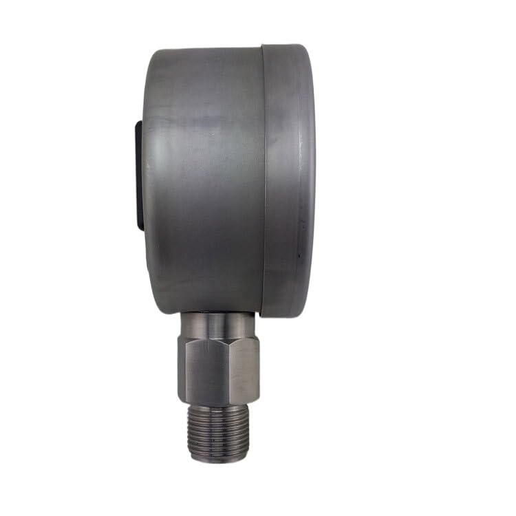 Druckmessgerät, 80 mm 0 bis 0,16–60 MPA (8700 PSI) zur Auswahl, Edelstahl, LED, digital, elektrisches Manometer, Manometer, hohe Präzision(0-160Mpa)