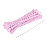 Paquet De 100 Fils Chenille (Pfeifenputzerdraht) - 30cm / 12 Pouces - Couleur Beige - Artisanat