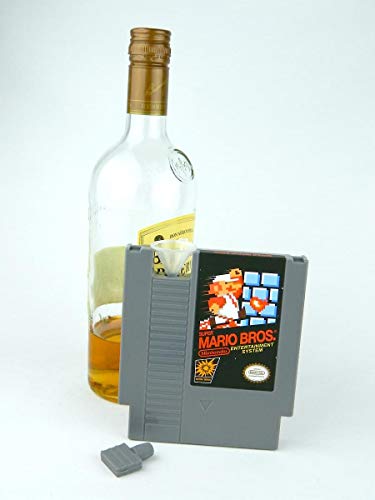 Super Mario Bros Nes Cartridge 5-Ounce Flask | Licensed Nintendo Merchandise | Novelty Beverage Holder | Perfect For Birthdays, Holidays, Graduation, Bachelor And Bachelorette Parties #TOP4