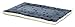 Reversible Paw Print Pet Bed in Blue / White, Dog Bed Measures 21L x 12W x 1.5H for X-Small Dogs, Machine Wash
