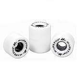 TGHY 52 x 32 mm Koła deskorolkowe 78 A High Rebound Longboard zamienne koła zjazdowe/ulica/park 4 szt., czarne