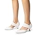 DREAM PAIRS Women's Kitten Heels Low Pumps Shoes Pointed Closed Toe Slip on Dress Work Bridal Party Wedding,Size 8.5,White,DWUMPU2506