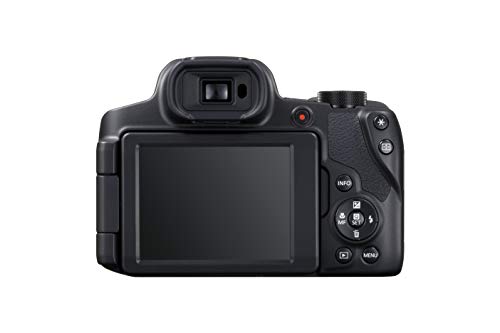 Canon PowerShot SX70 HS - Cámara bridge de 20.3 MP (zoom óptico de 65x, DIGIC 8, 10 fps, Vídeo 4K, LCD, ángulo variable) negro