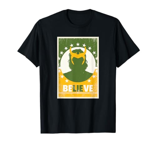 Marvel Loki Believe President Loki Poster T-Shirt