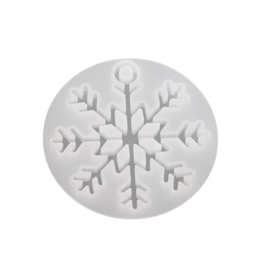 Epoxy Resin Snowflake Molds for Artistic Jewelry and Keychain Candle Creations