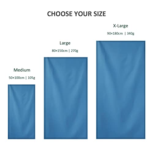 Invool Microfiber Towel, Quick Dry Lightweight Towel in 6 Colours - Image 2