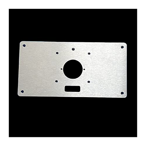 Plaque d'insertion de table toupie en aluminium robuste avec ses bagues de copiage - 5