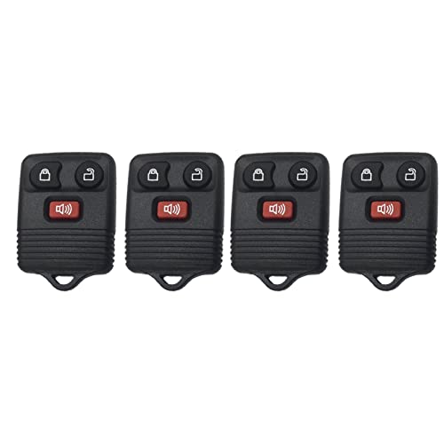 Mando de coche de 3 botones con llaves para modelos de 1999 a 2007 pack de 4 unidades