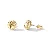 PAVOI 14K Gold Plated 925 Sterling Silver Post Love Knot Stud Earrings | Gold Earrings for Women