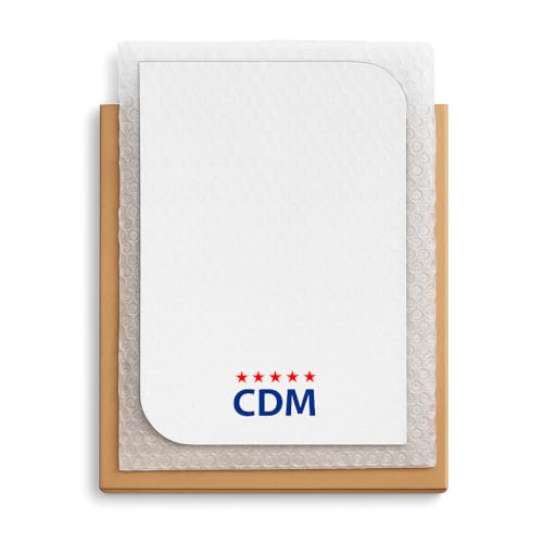 Image of CDM Premium Wall Mirror: Contemporary Rounded Edge Rectangular Mirror with Crystal-Clear HD Reflection for Bathroom, Bedroom, and Home Decor (12 x 16 Inch)