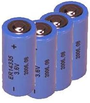 2/3AA Size Lithium Battery (3.6V & 1650 mAh) 4 Pack