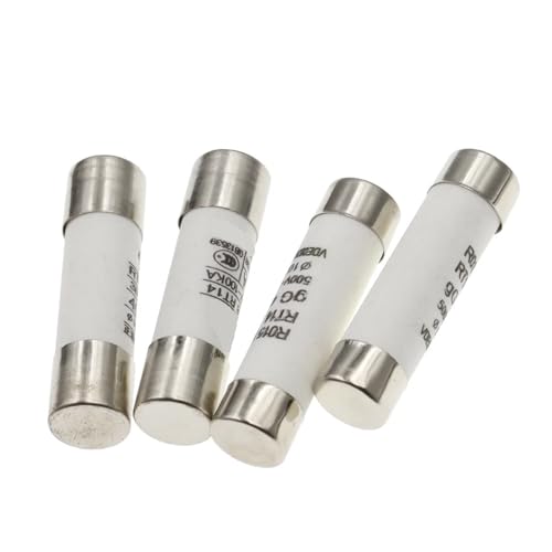 Fusibles céramique RO15 RT18 380V 2A de 10x38mm pour cartouche cylindrique
