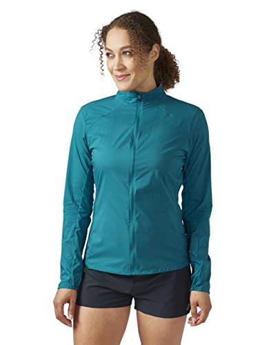 Rab Women's Windveil Ultralight Windproof Shell Jacket for Hiking, Trail Running, & Climbing